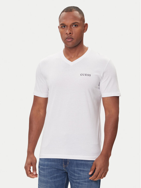 Guess Komplet 3 t-shirtów U5BG58 KCAM1 Biały Regular Fit