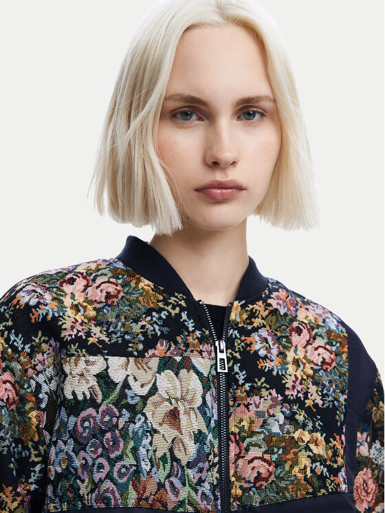 Desigual Desigual Bunda bomber Roterdam 24WWEWB1 Černá Regular Fit