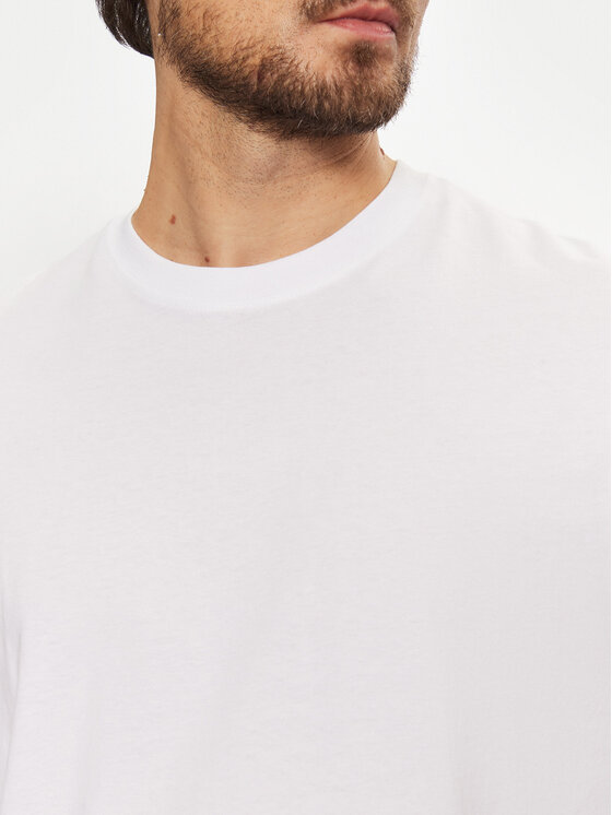 Jack&Jones Jack&Jones Tricou Charge 12259975 Alb Oversize