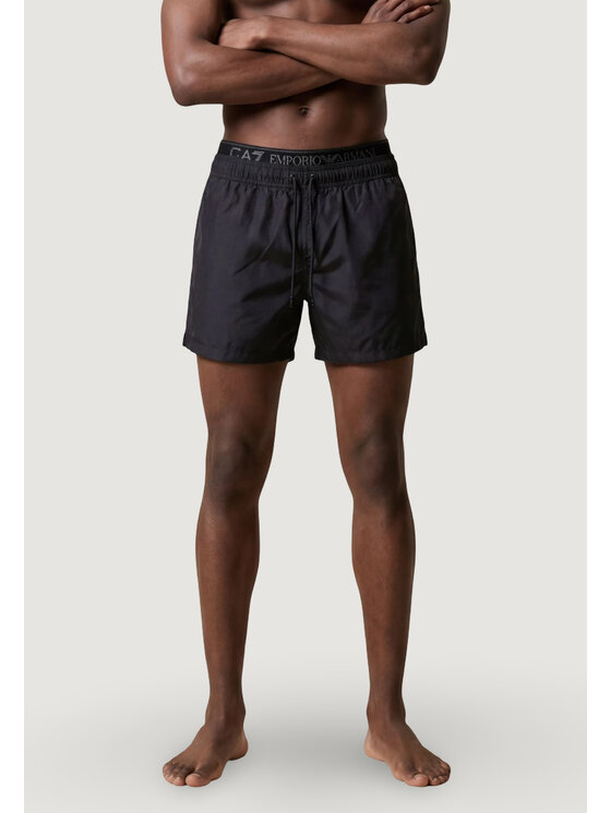 EA7 Emporio Armani EA7 Emporio Armani Плувни шорти 7M001689 AF21074 UC001 Черен Regular Fit
