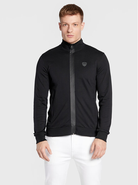 EA7 Emporio Armani EA7 Emporio Armani Mikina 8NPM09 PJBPZ 1200 Černá Regular Fit