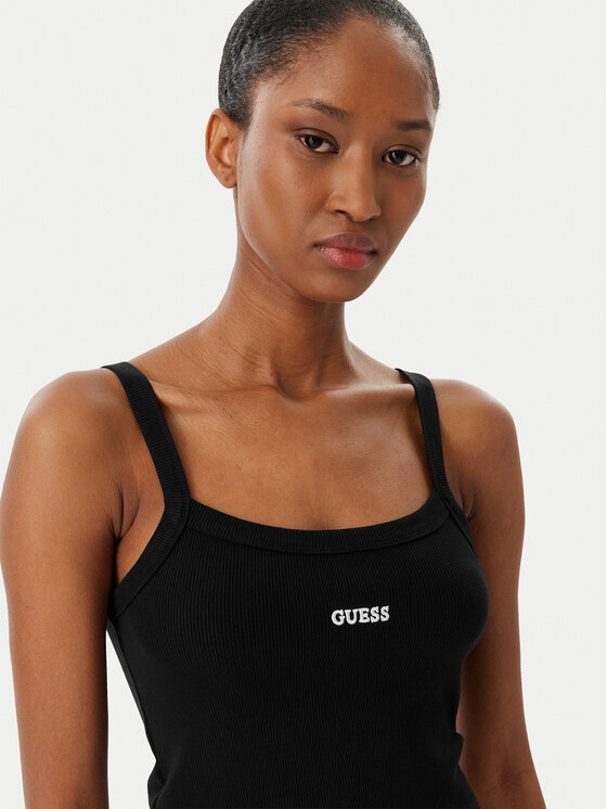 Guess Guess топ V6GP16 K3180 Черен Regular Fit