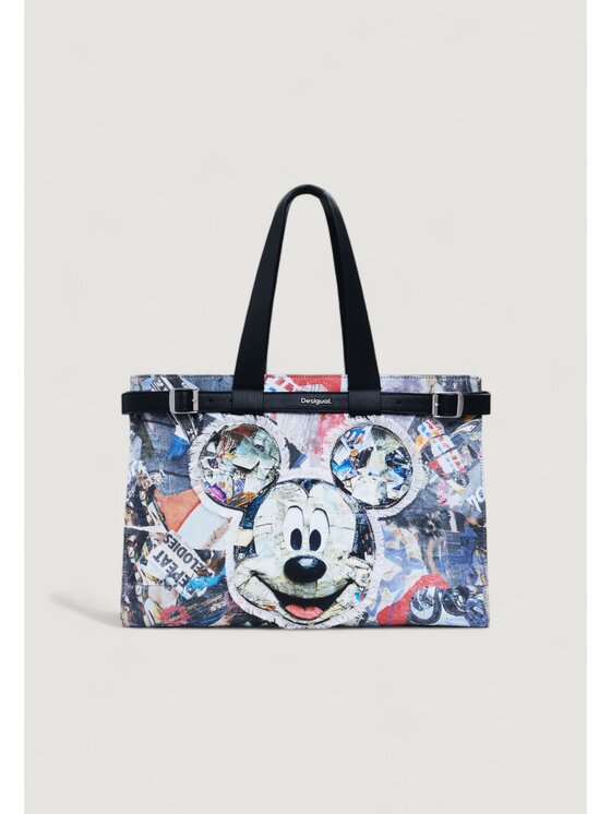 Desigual Desigual Σάκος BAG_MICKEY COLLAGE Μαύρο