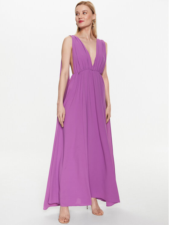Kontatto Kontatto Coctailkleid YM509 Violett Regular Fit