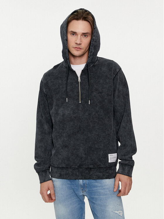 REPLAY Replay Суитшърт M6829.000.23688M Черен Regular Fit