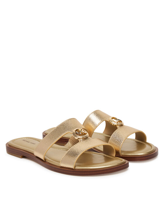 MICHAEL Michael Kors MICHAEL Michael Kors Klapki Ering Flat 40S6ERFS2M Złoty