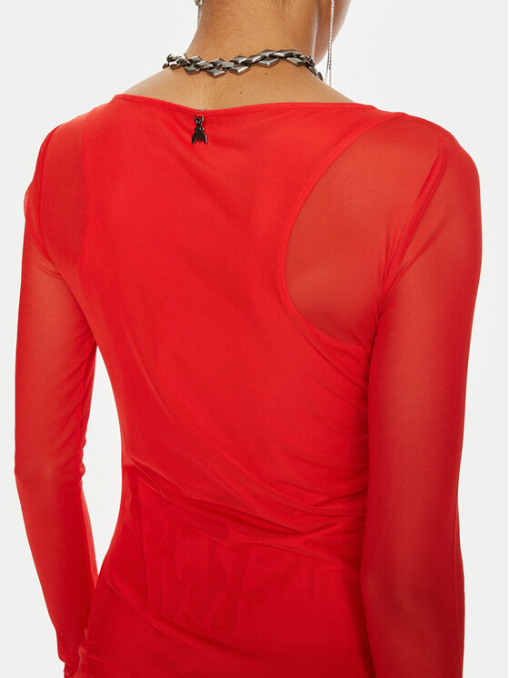 Patrizia Pepe Patrizia Pepe Koktel haljina 8A1344 J149-R835 Crvena Slim Fit