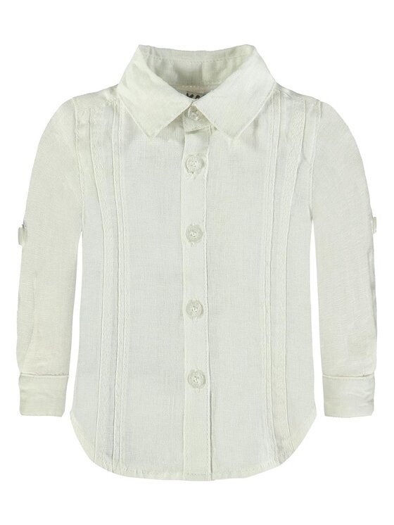 Kanz Kanz Koszula 1712913-1000 Biały Basic Fit