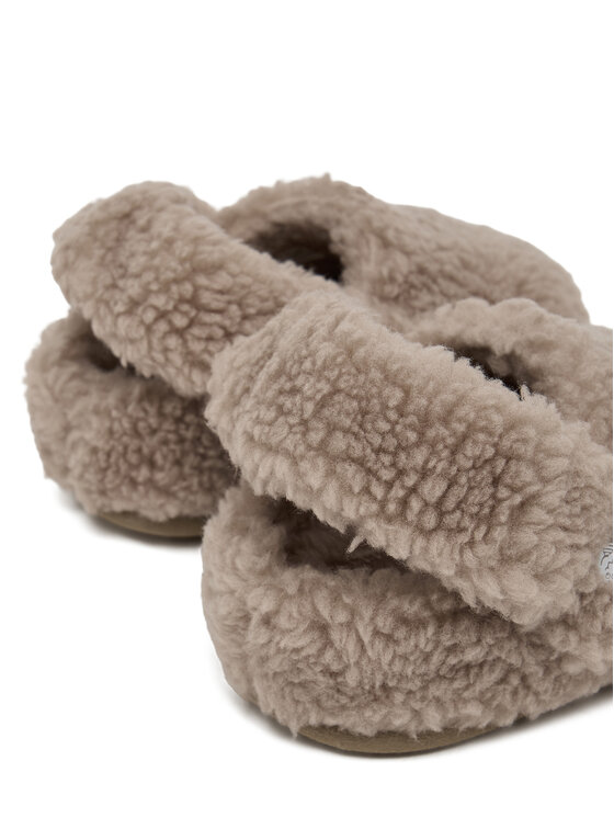 Crocs Crocs Hausschuhe Toddler Classic Cozzzy Slipper 210857 Beige