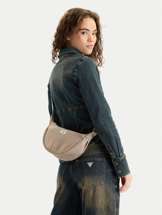 Guess Jeans Guess Jeans Τσάντα W6RZ16 WK512 Καφέ