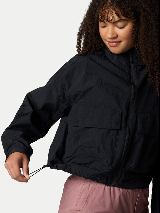 Columbia Columbia Bunda pro přechodné období Paracutie™ Cropped Cargo Windbreaker 2116571 Černá Regular Fit