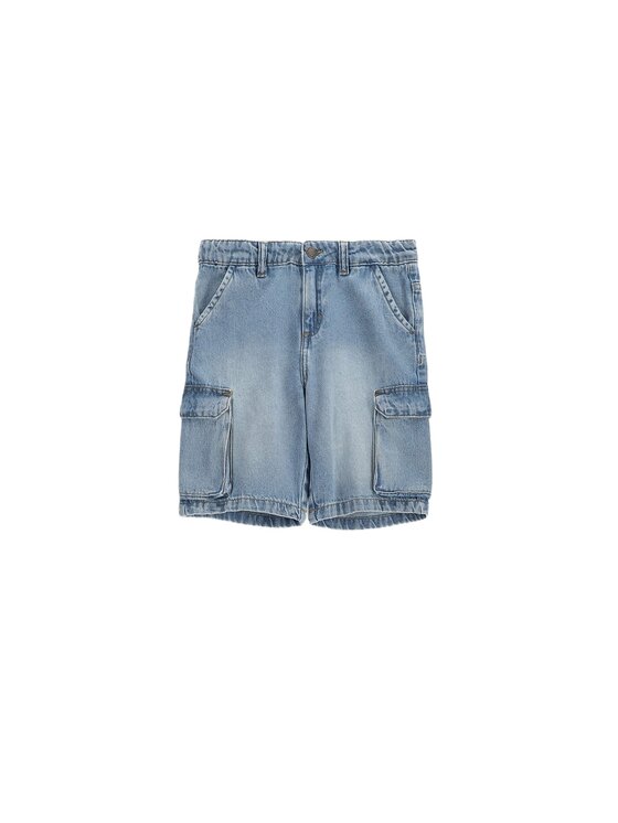 Coccodrillo Coccodrillo Szorty materiałowe WC6123302CJB-014 Niebieski Regular Fit