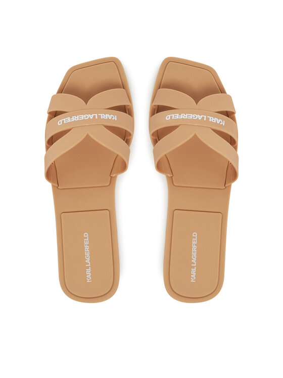 KARL LAGERFELD KARL LAGERFELD Παντόφλες Jelly IV KL80025 Μπεζ