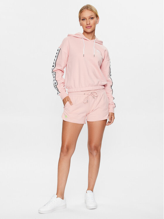Kappa Kappa Majica dugih rukava 313024 Koraljna Regular Fit
