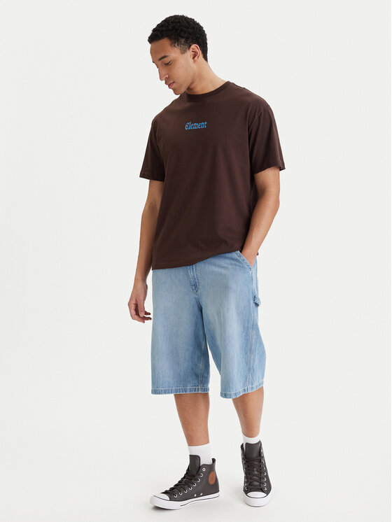 Element Element T-särk Bad Doggie ELYZT00560 Pruun Relaxed Fit