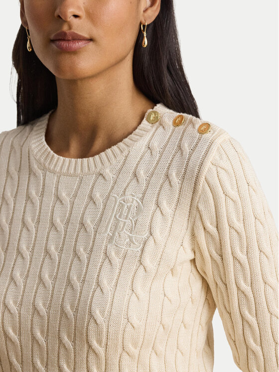 LAUREN RALPH LAUREN LAUREN RALPH LAUREN Sweater 200P14039003 Krém Regular Fit