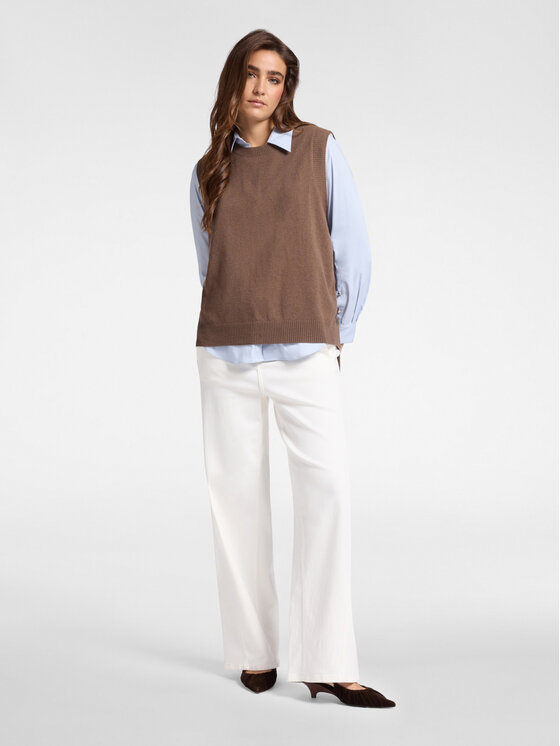 Elena Mirò Elena Mirò Cardigan M579Z000720N022 Marrone Regular Fit