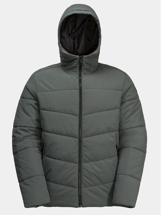 Jack Wolfskin Jack Wolfskin Žieminė striukė Karolinger Jkt 1207831 Žalia Regular Fit