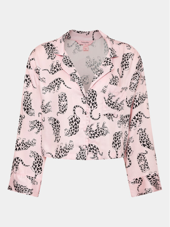 Hunkemöller Hunkemöller Pizsama felső 203159 Rózsaszín Comfortable Fit