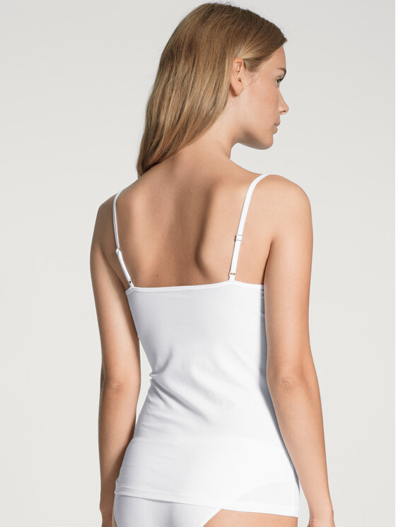 Calida Calida Koszulka piżamowa 11075 Biały Slim Fit