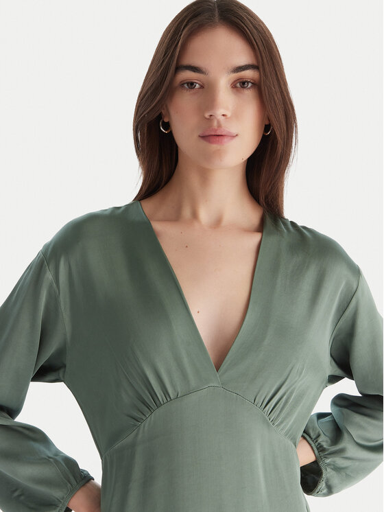 ViCOLO ViCOLO Коктейльна сукня TF0250 Зелений Regular Fit