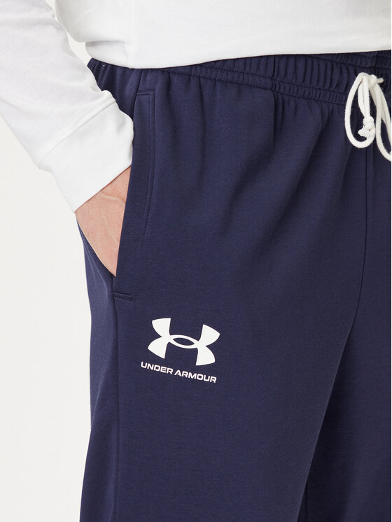 Under Armour Under Armour Pantaloni da tuta Ua Rival Terry Jogger 1380843-410 Blu scuro Fitted Fit