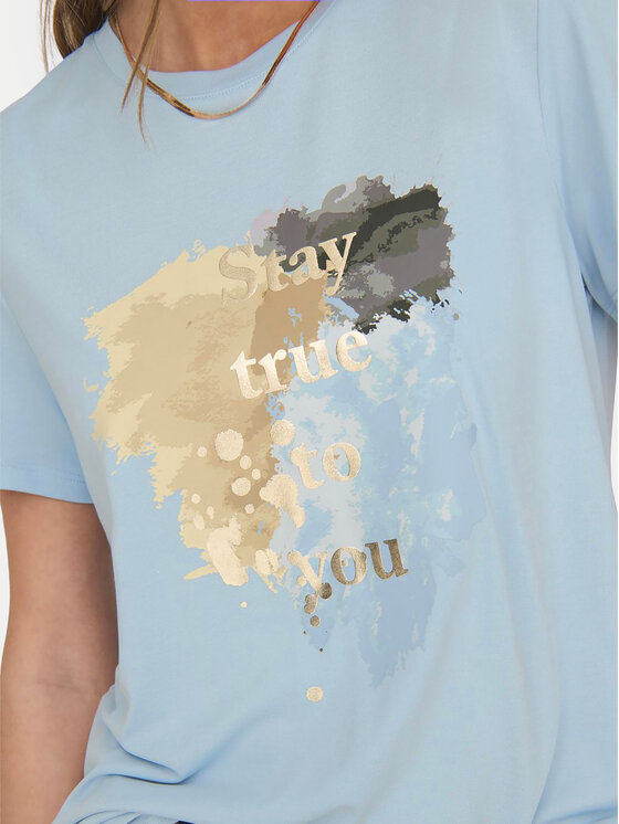 ONLY ONLY T-särk 15303212 Sinine Regular Fit