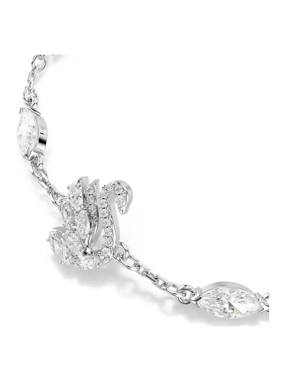 Swarovski Swarovski Bransoletka Swan 5758682 Srebrny