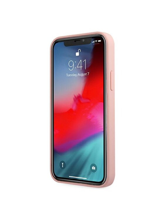 Guess Guess Etui na telefon iPhone 12 Mini Różowy