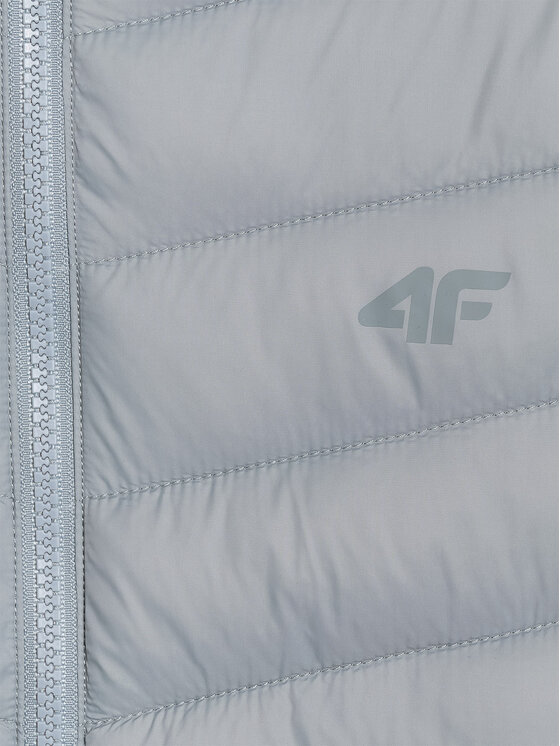 4F 4F Kurtka puchowa OUTERWEAR Szary Regular Fit