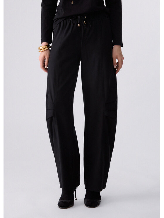 Liu Jo Liu Jo Pantaloni di tessuto TF6268T700A22222 Nero Regular Fit