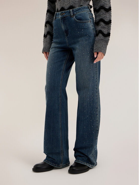 Motivi Motivi Jeans P411Q004773N004 Blu Flared Fit