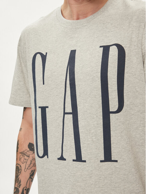Gap Gap T-Shirt 866774-02 Šedá Regular Fit