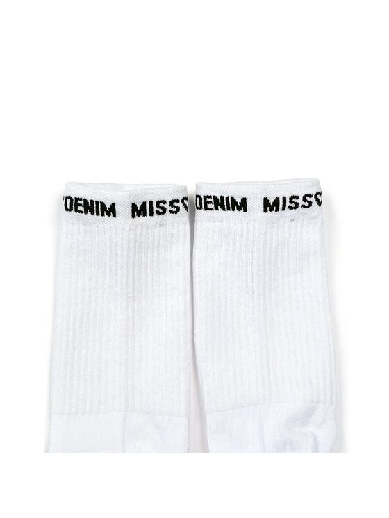 MissDenim MissDenim Skarpety długie Top Biały