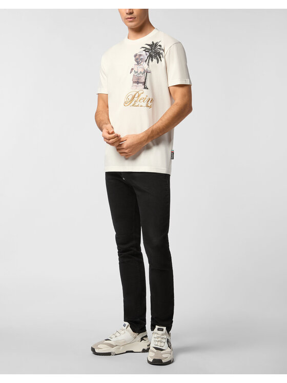 PHILIPP PLEIN PHILIPP PLEIN T-Shirt 27137 Biały Regular Fit