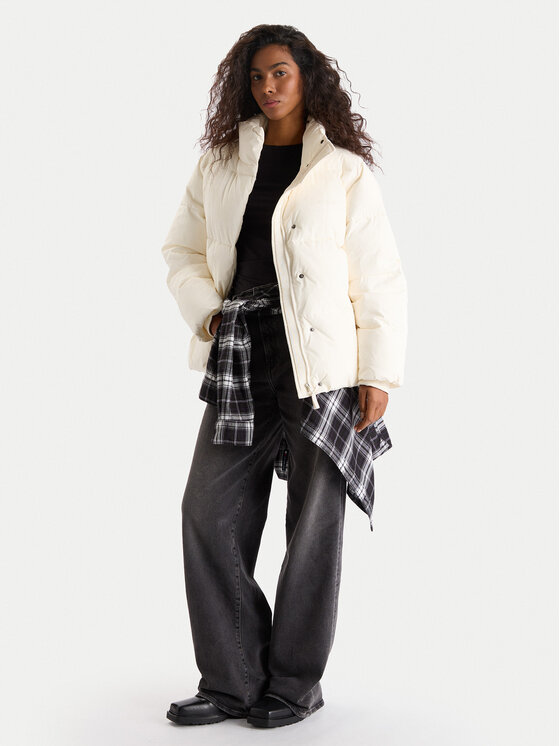 Mustang Mustang Winterjacke Gillian 1016744 Écru Relaxed Fit