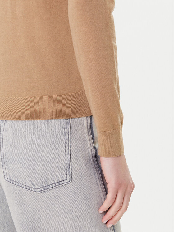 BOSS BOSS Sweter Ferpina 50544987 Beżowy Slim Fit
