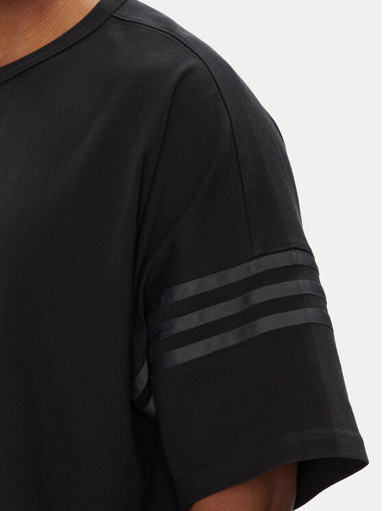 adidas adidas Tricou Neuclassics HZ3700 Negru Oversize