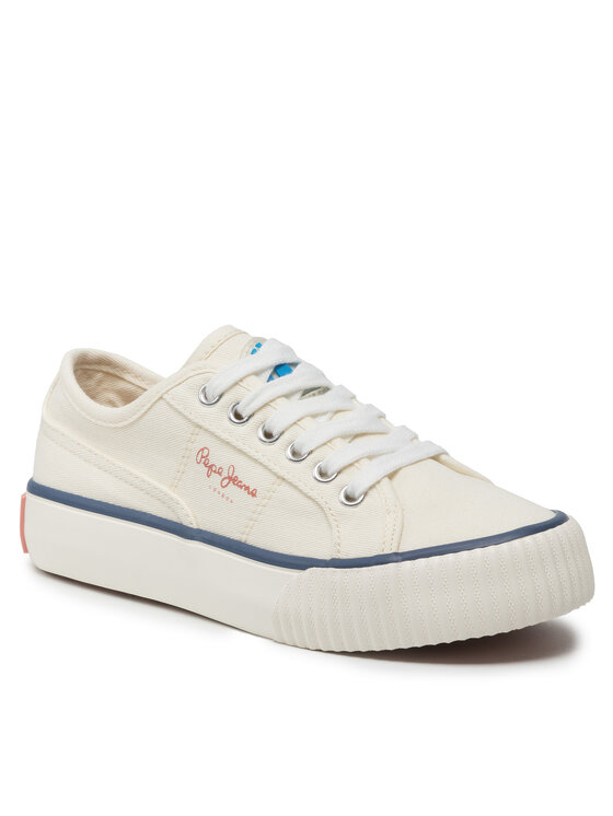 Pepe Jeans Pepe Jeans Tenisice Ottis Platform Girl Bijela