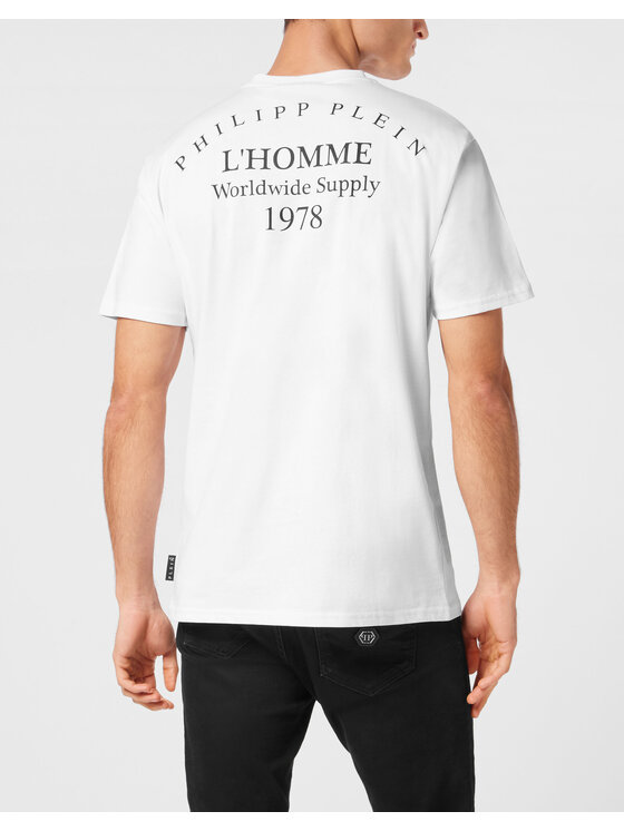 PHILIPP PLEIN PHILIPP PLEIN T-shirt 23463 Bianco Regular Fit