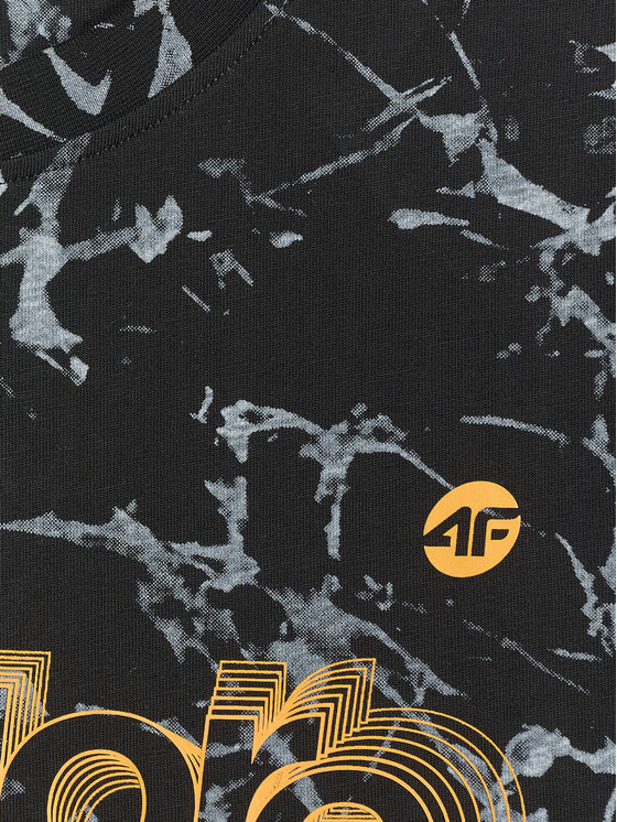 4F 4F T-Shirt MISSION READY Czarny Regular Fit