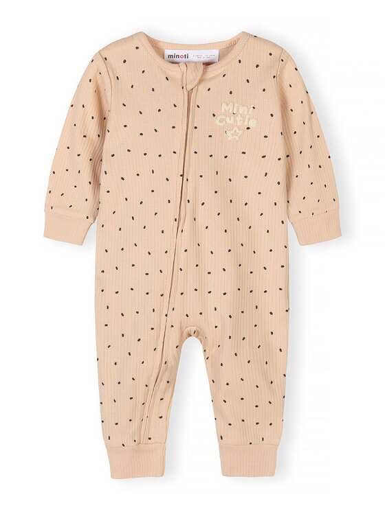 minoti minoti Komplet pajacy 28BABYRIB25 Szary Regular Fit