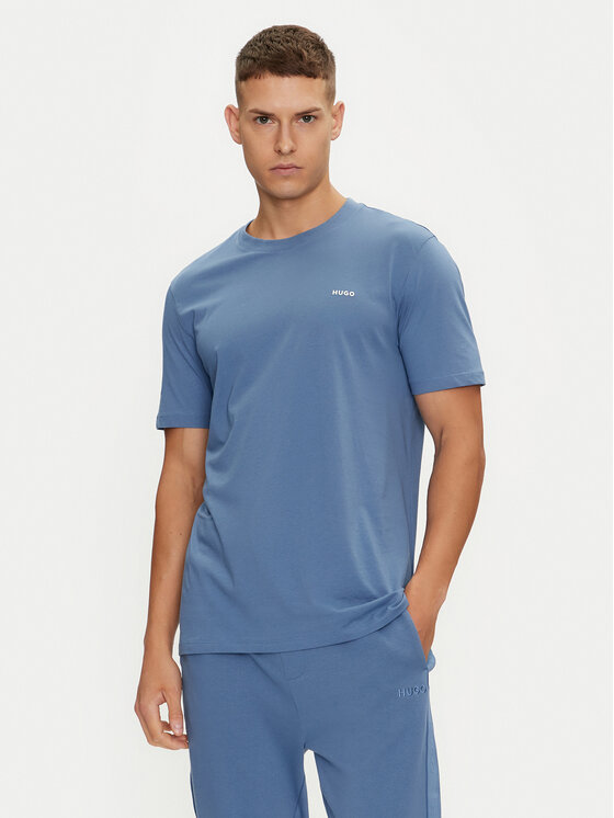 Hugo Tričko Dero222 50466158 Modrá Regular Fit