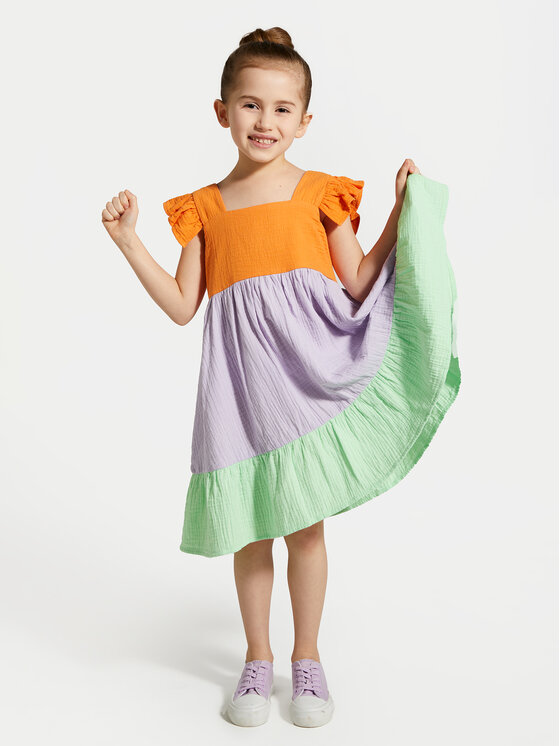 Coccodrillo Coccodrillo Rochie de vară WC4128301OWK Colorat Regular Fit