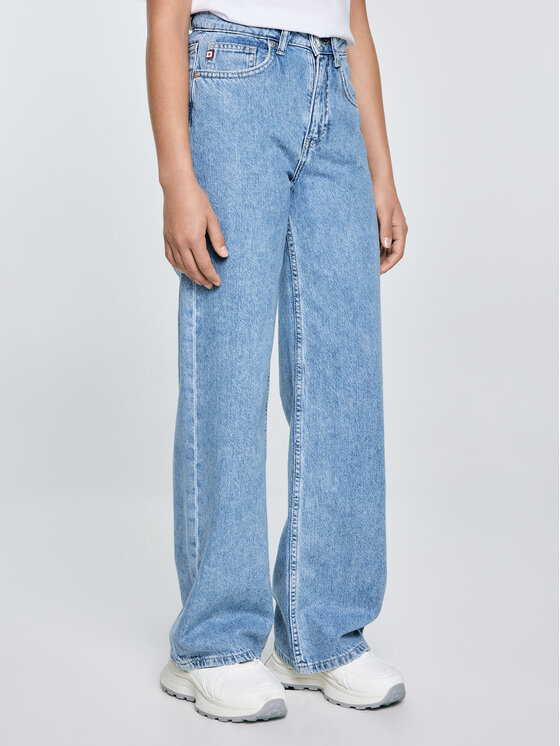 BIG STAR BIG STAR Jeansy NATALIE Niebieski Wide Fit