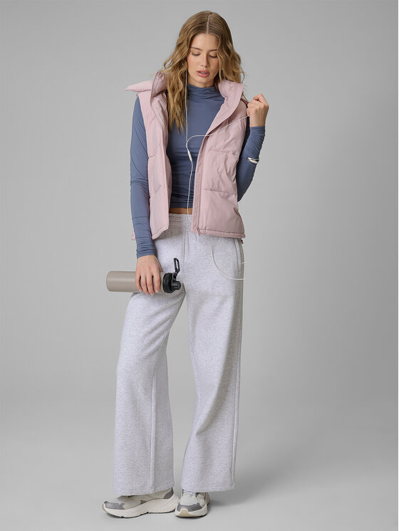 4F 4F Bezrękawnik ESSENTIAL 3 Różowy jasny Loose Fit