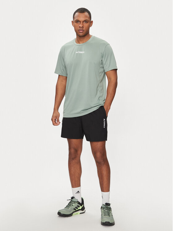 adidas adidas Pantaloncini sportivi Terrex Multi HM4013 Nero Regular Fit