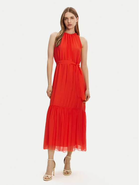 Haveone Haveone Letní šaty AFF-N004 Oranžová Loose Fit