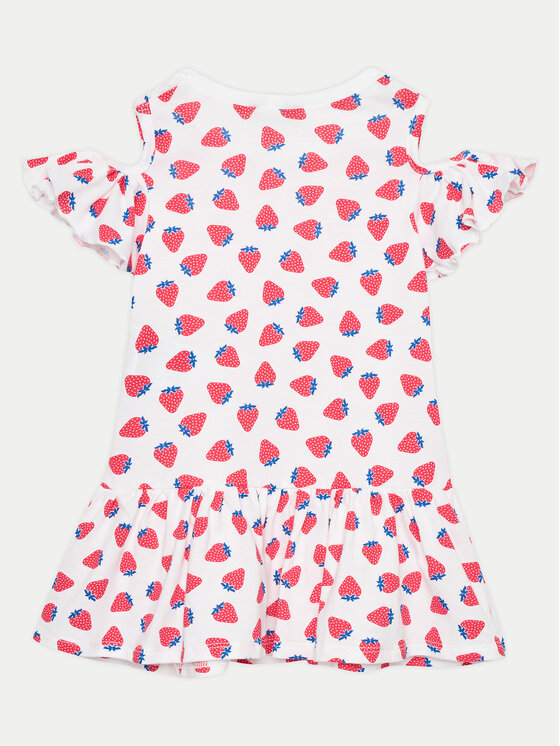 United Colors Of Benetton United Colors Of Benetton Ikdienas kleita 3M39GV00U Balts Regular Fit
