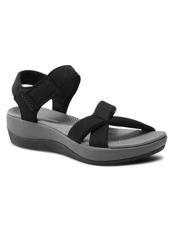 Clarks Arla Stroll - Sandali Bassi Con Plantare Cushion Soft - Donna - Colore Ciliegia - Largo 8.5 Wide - 3